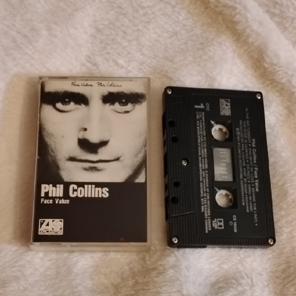 Phil Collins Face Value Cassette Tape